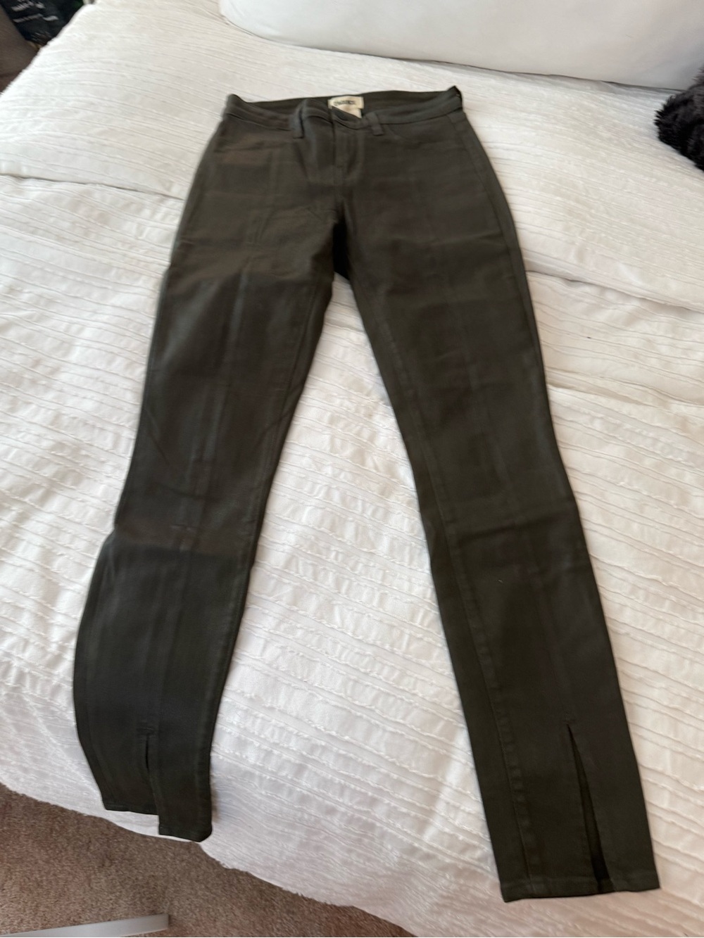 L'AGENCE Olive Skinny Ankle Split Jeans